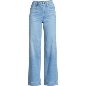 NWT Lands' End High Rise Wide Leg Jeans